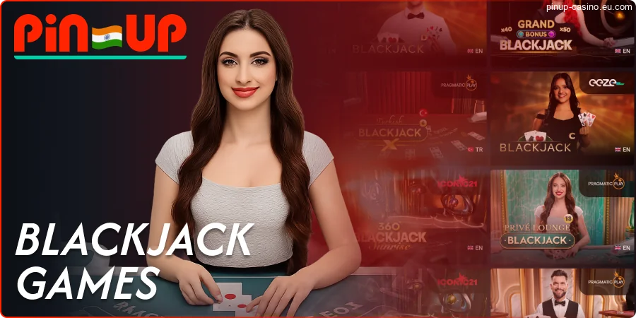 Play online blackjack at Pin-Up India