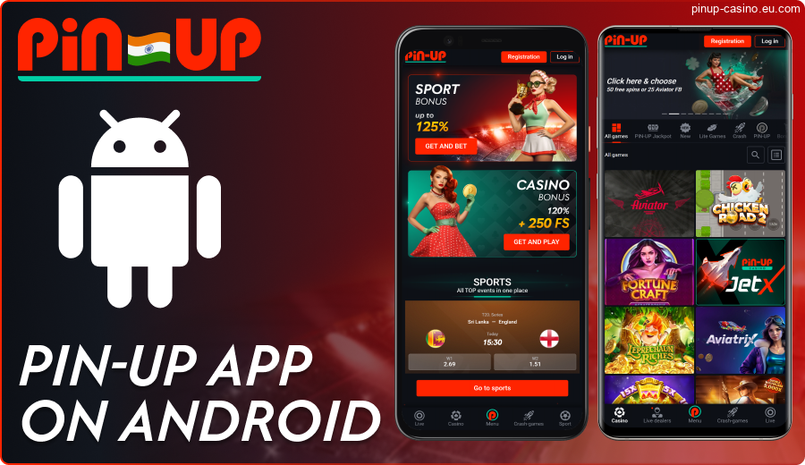 Download the Pin-Up India app for Android