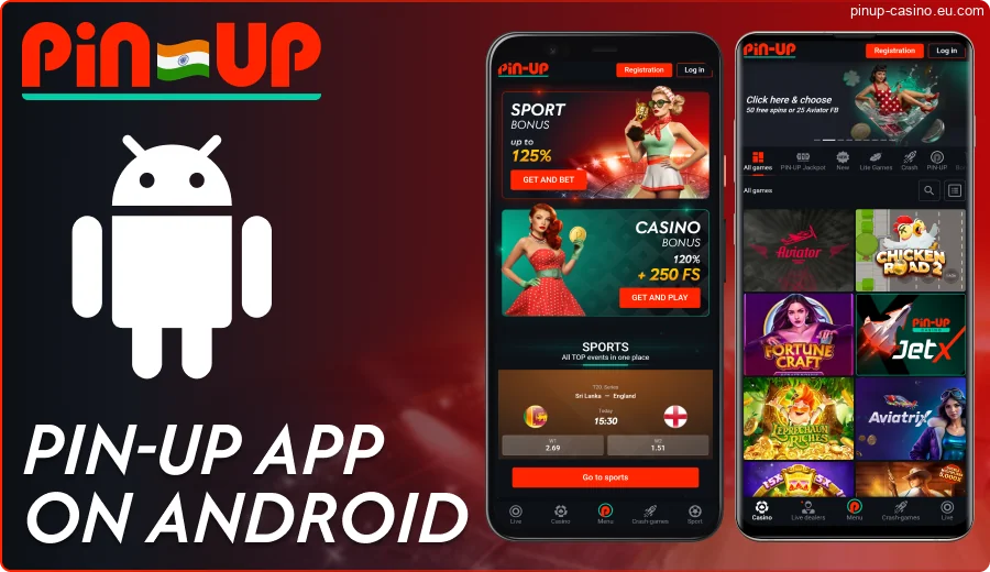 Download the Pin-Up India app for Android
