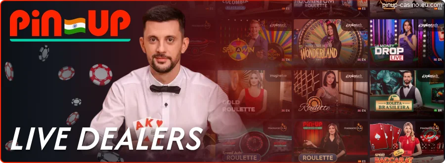 Live casino at Pin-Up IN